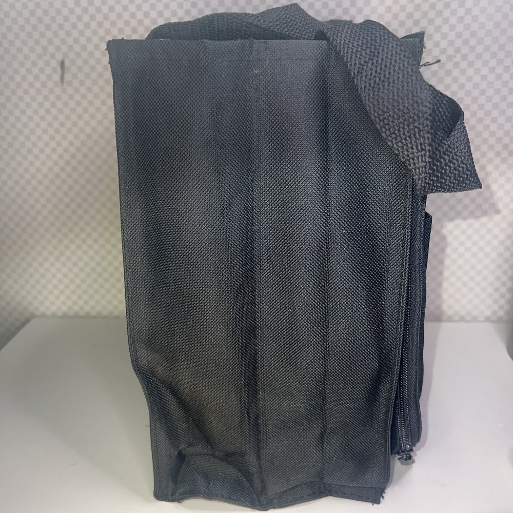 Vintage Lead's Picnic Tote Bag Black At&T Branded Several Pockets And Pouch - Picture 7 of 16